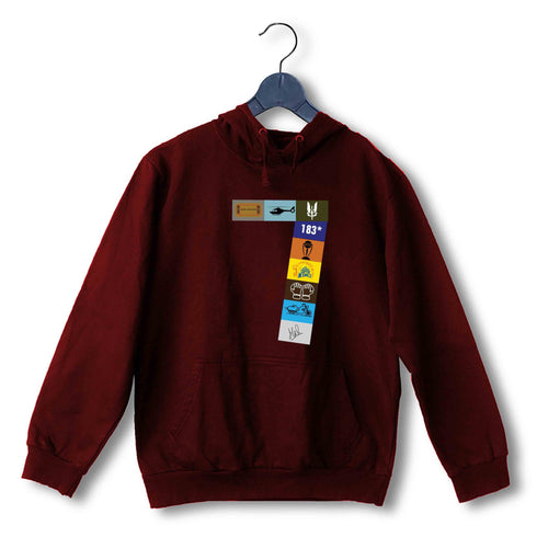 Cricket Cricket DHONI 7 UNISEX HOODIE Sweatshirts